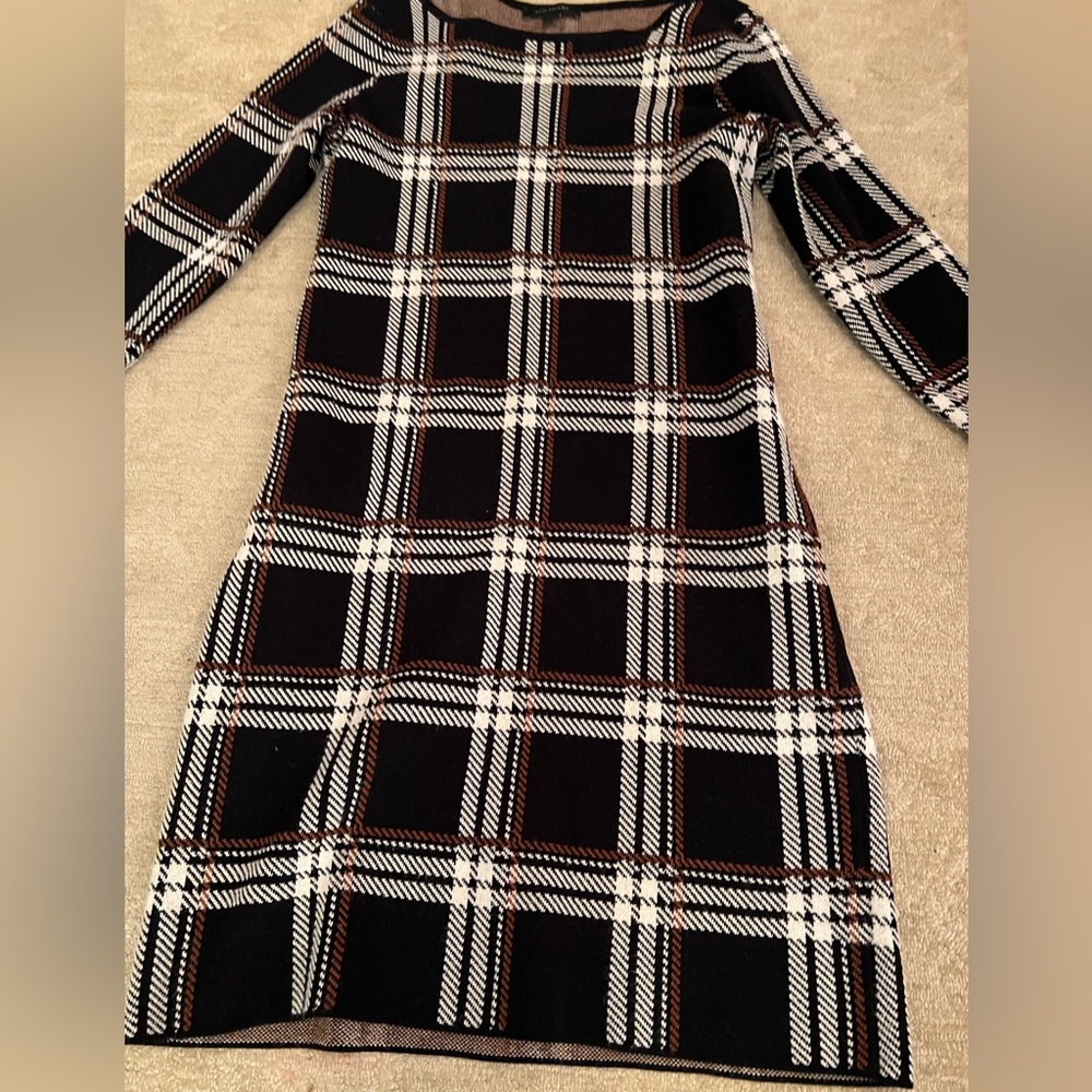 Ann Taylor Plaid design dress